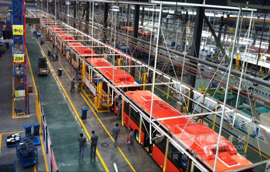 南车时代电动总装车间