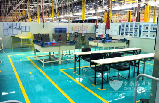 南车时代电动精益生产现场培训室