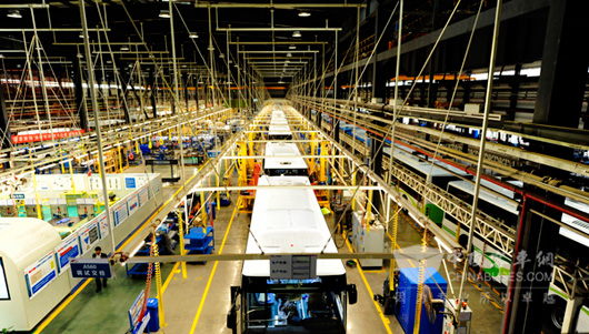 热火朝天的生产线