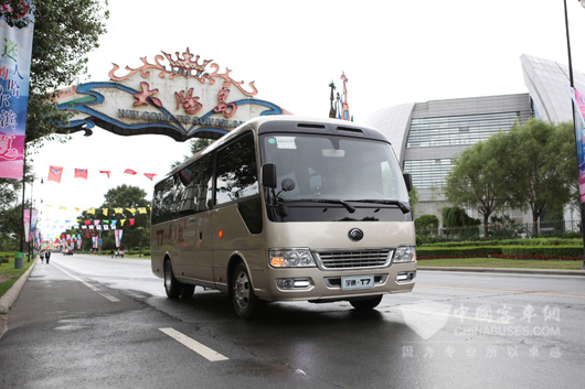 宇通T7驶入哈尔滨