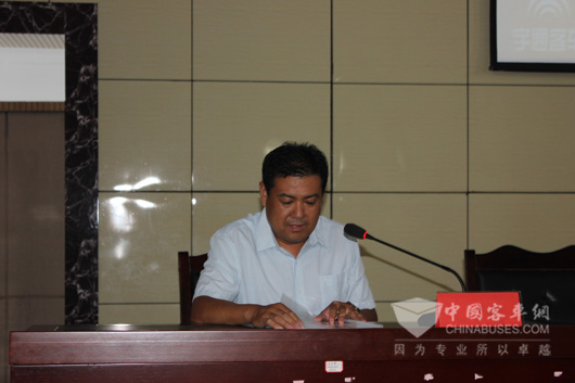 沂南天安校车服务有限公司总经理张立平