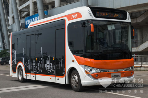 3、时代电动8米纯电动客车