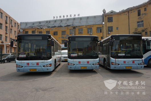 海格新能源车在黄骅站