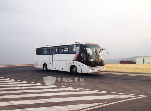 试运行近一年,成功获得客户信任的金龙大巴