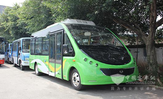 　保定客运公司运营的恒通波利特纯电动客车