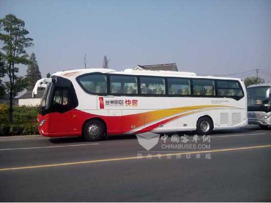 亚星金刚大巴用实力开辟兰州市场