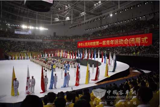 金旅新能源客车完美助力青运会