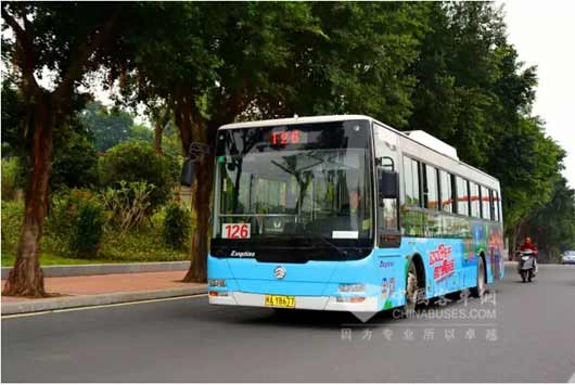 金旅新能源客车完美助力青运会