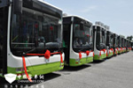 湖南岳阳城区200台新能源公交车上路