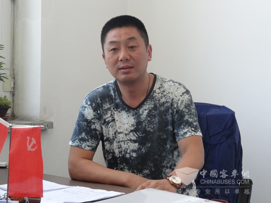 牡丹江公交集团客运公司副经理刘葆春