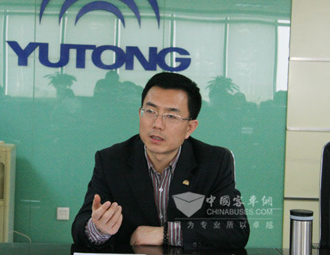 宇通客车副总经理王文兵接受XINGKONG.COM采访