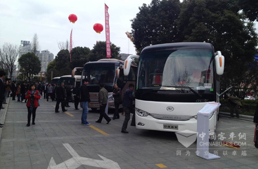 安凯美丽中国行带来的安凯新能源客车