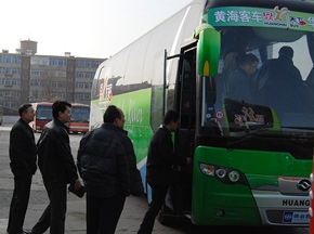 黄海客车品行太原：寒冷冬天里的“黄海”热