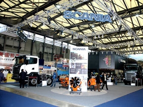 斯堪尼亚首次亮相2008 Bauma展