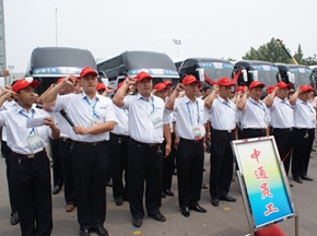 以奥运精神服务全运会——中通客车全运服务车队获好评