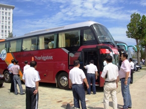 “中通客车·科技节能”辽宁丹东巡展行纪