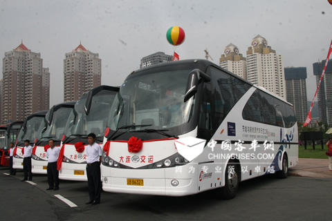 服务达沃斯论坛的纯电动客车