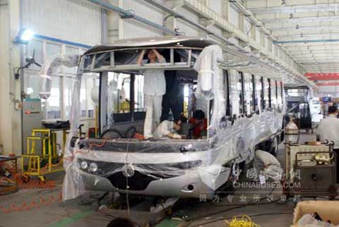 即将亮相河北唐山市的东风天翼纯电动客车