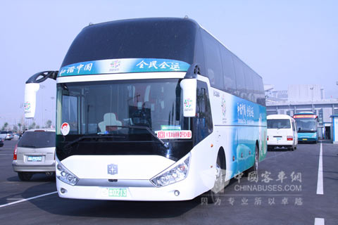 服务全运会的中通客车