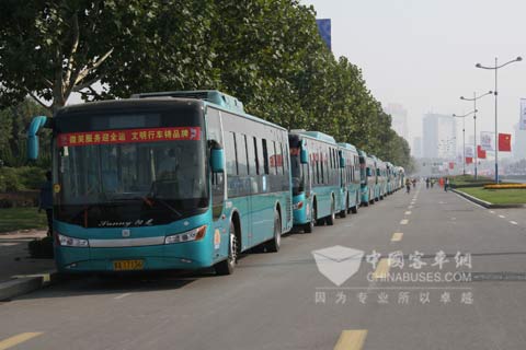 中通客车完美助力济南全运会