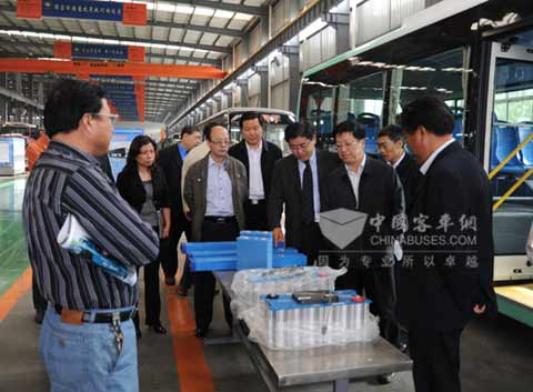 江苏省科技厅副厅长曹苏民调研中大新能源汽车项目