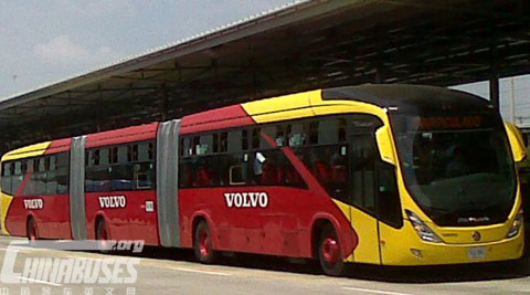 马可波罗公司哥伦比亚发布新款GRAN VIALE BRT公交产品 