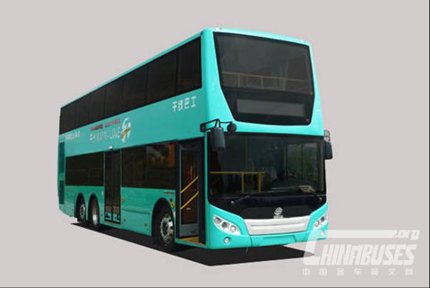  全国唯一一款混合动力双层巴士FDG6120HEVS