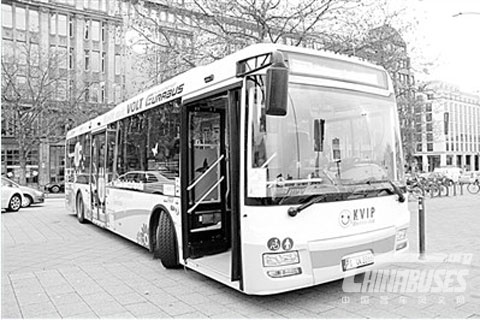    落户德国的中国产纯电动公交车