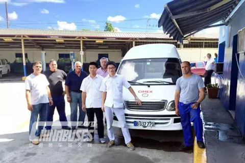 古巴对大金龙的“品牌爱”——201台大金龙金威交付古巴