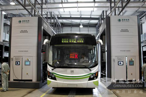 青岛薛家岛充换电站内部设备