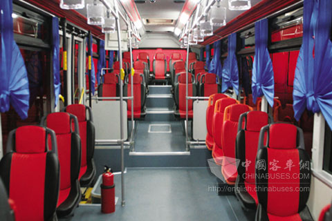 中通客车 LCK6120GT 内饰