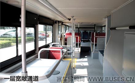 福田欧辉BJ6128EVCA双层公交车(纯电动24-68座)