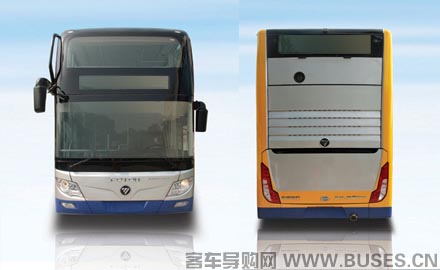 福田欧辉BJ6128EVCA双层公交车(纯电动24-68座)