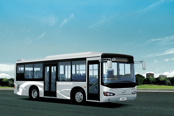 海格KLQ6850GAHEVC5E公交车(天然气/电混动国五10-28座)