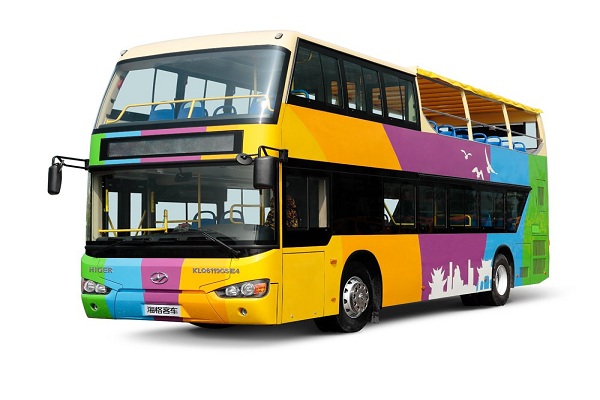 海格KLQ6119GSC5双层公交车(天然气国五24-65座)