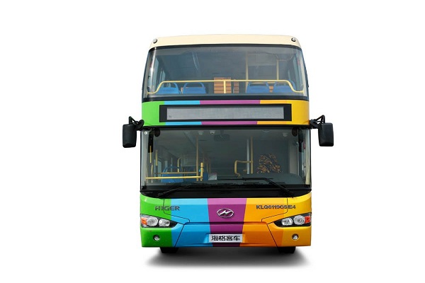 海格KLQ6119GSC5双层公交车(天然气国五24-65座)