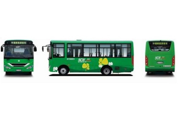 中通LCK6660EVG3公交车(纯电动10-26座)