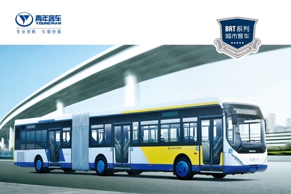 青年JNP6181GVC公交车(液化天然气国五30-62座)