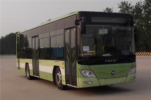 福田欧辉BJ6105PHEVCA-11插电式公交车(天然气/电混动国五10-37座)