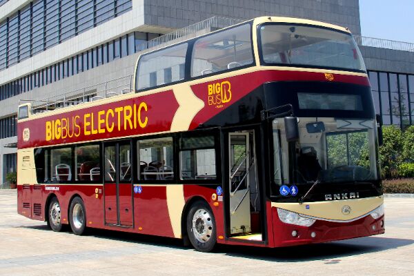 安凯HFF6120GSEV-3A双层观光客车(纯电动)