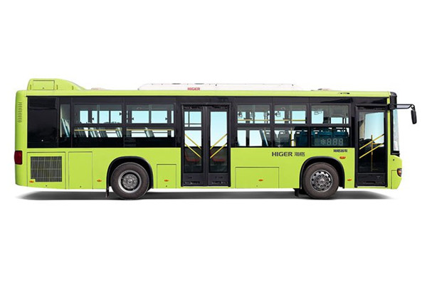 海格KLQ6109GAHEVC5K插电式公交车(天然气/电混动国五24-39座)