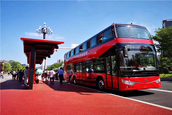 安凯HFF6110GS01DE5双层公交车(柴油国五30-77座)