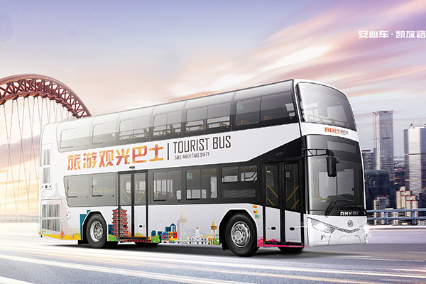 安凯HFF6110GS01DE5双层公交车(柴油国五30-77座)
