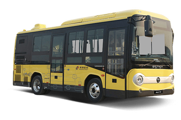 福田欧辉BJ6680SHEVCA-1插电式公交车(LNG/电混动国五10-15座)