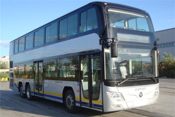 福田欧辉BJ6128C8BJD双层公交车(柴油国五38-68座)