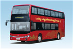 金龙XMQ6112SGBEVM双层公交车(纯电动34-63座)
