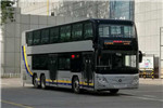 福田欧辉BJ6128SHEVCA-3插电式双层公交车(天然气/电混动国五38-68座)