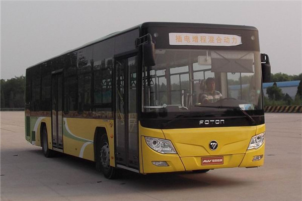 福田欧辉BJ6123CHEVCA-6插电式公交车(柴油/电混动国五22-41座)