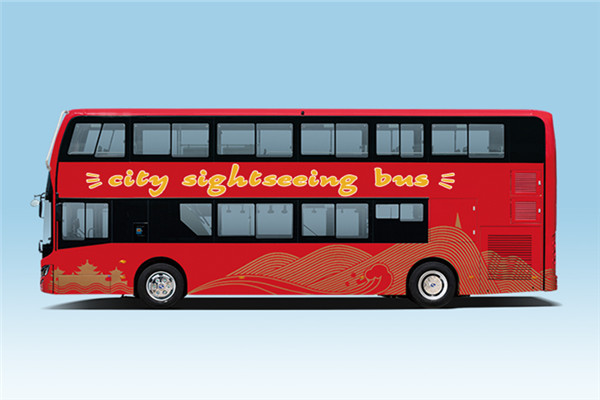 金龙XMQ6108SGBEVL双层公交车(纯电动33-65座)