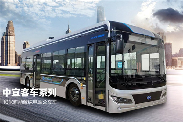 中宜JYK6102GBEV3低地板公交车(纯电动21-37座)